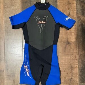 Kids Swim Rashguard - Blue and Black‎
